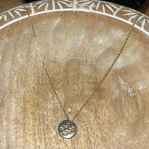 LC Lauren Conrad Aquarius Gold Tone Necklace
